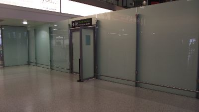 KellGlass Installation at Dublin Airport Departure Gates